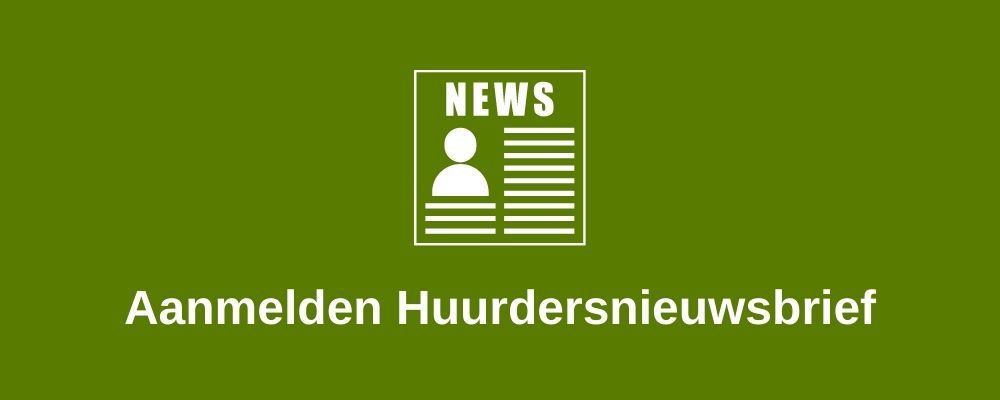 Aanmelden huurdersnieuwsbrief