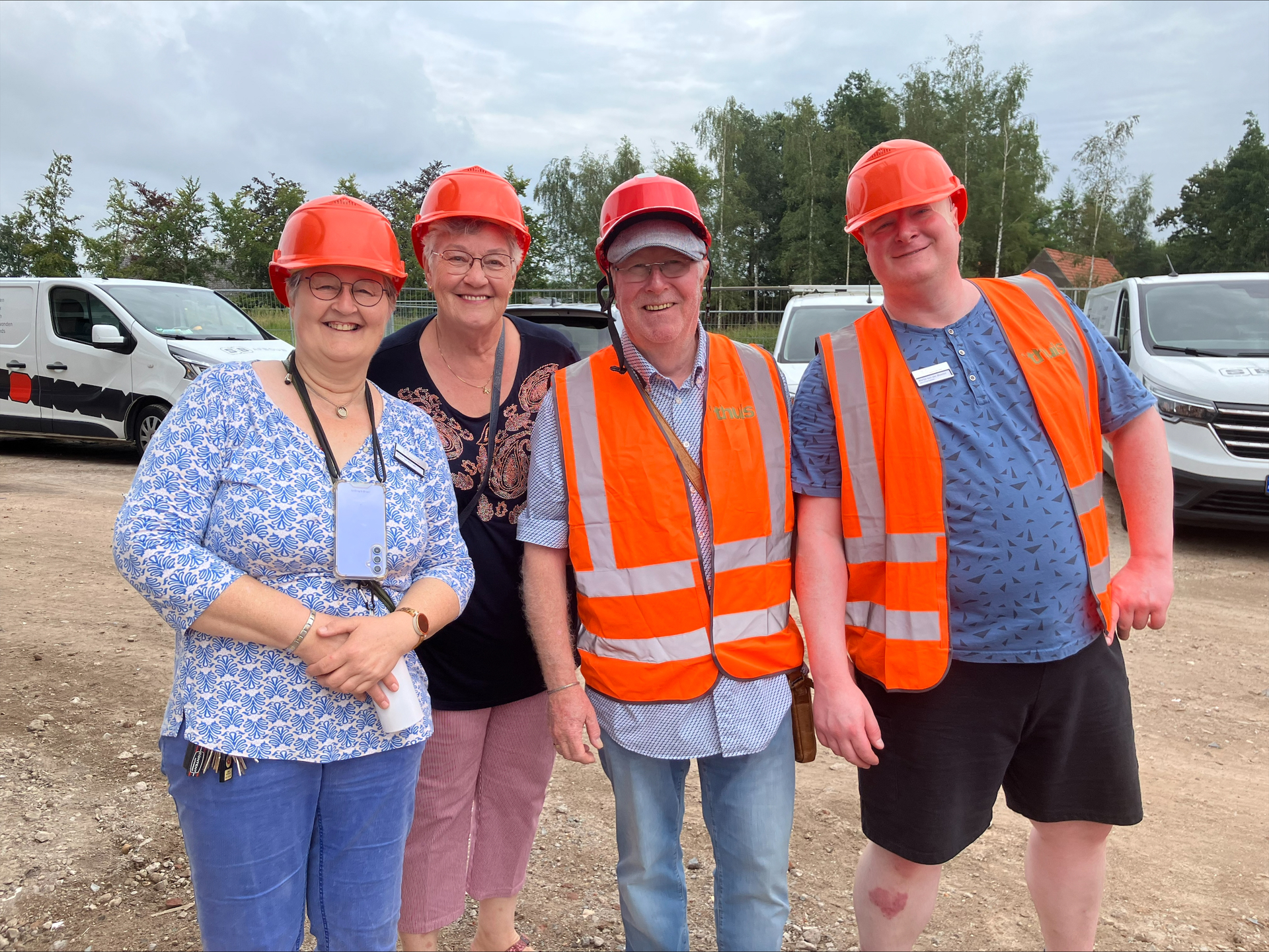 Leden van de Huurdersraad ’thuis nemen deel aan de projectendag van ’thuis.