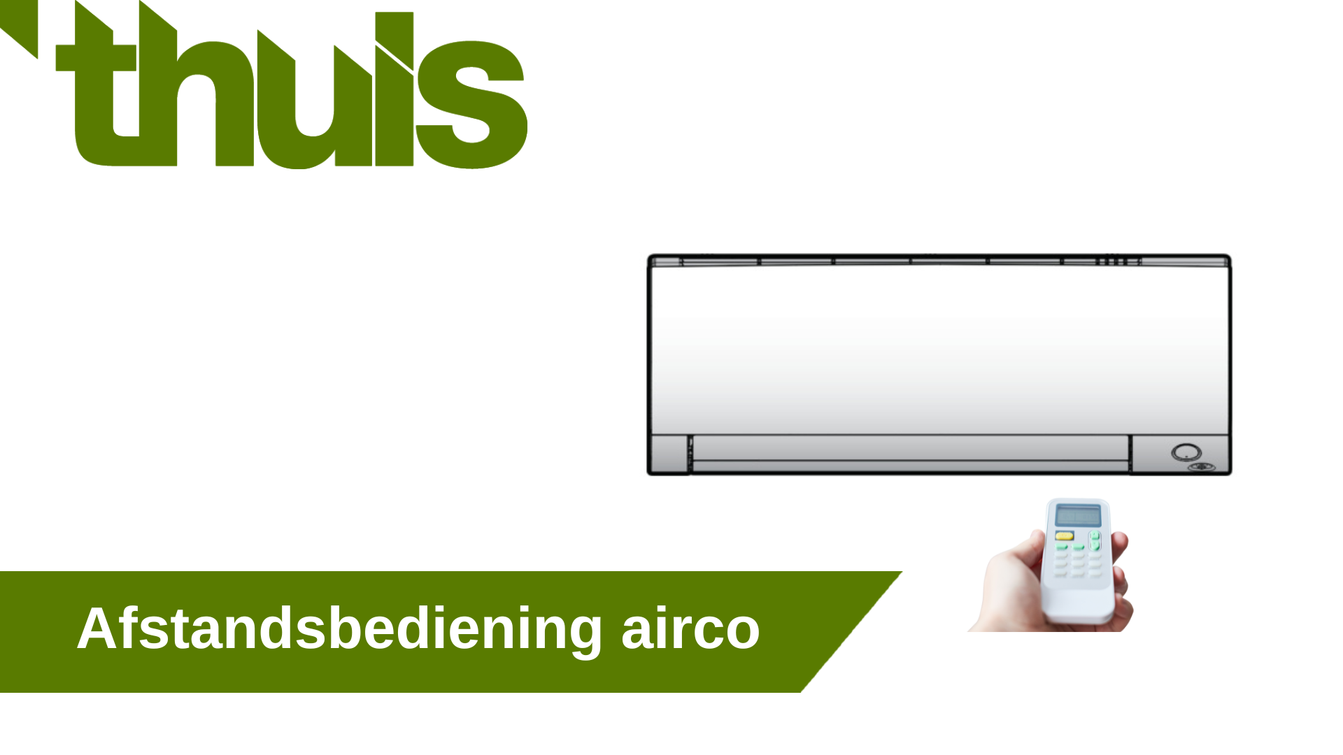 Handleiding afstandsbediening airco