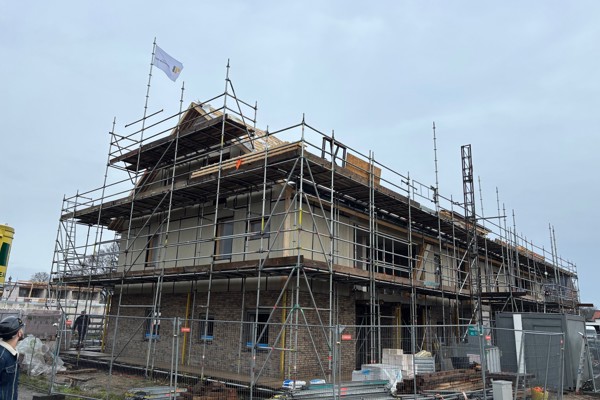 Hoogste punt bereikt bij appartementen Moorland in Oirschot