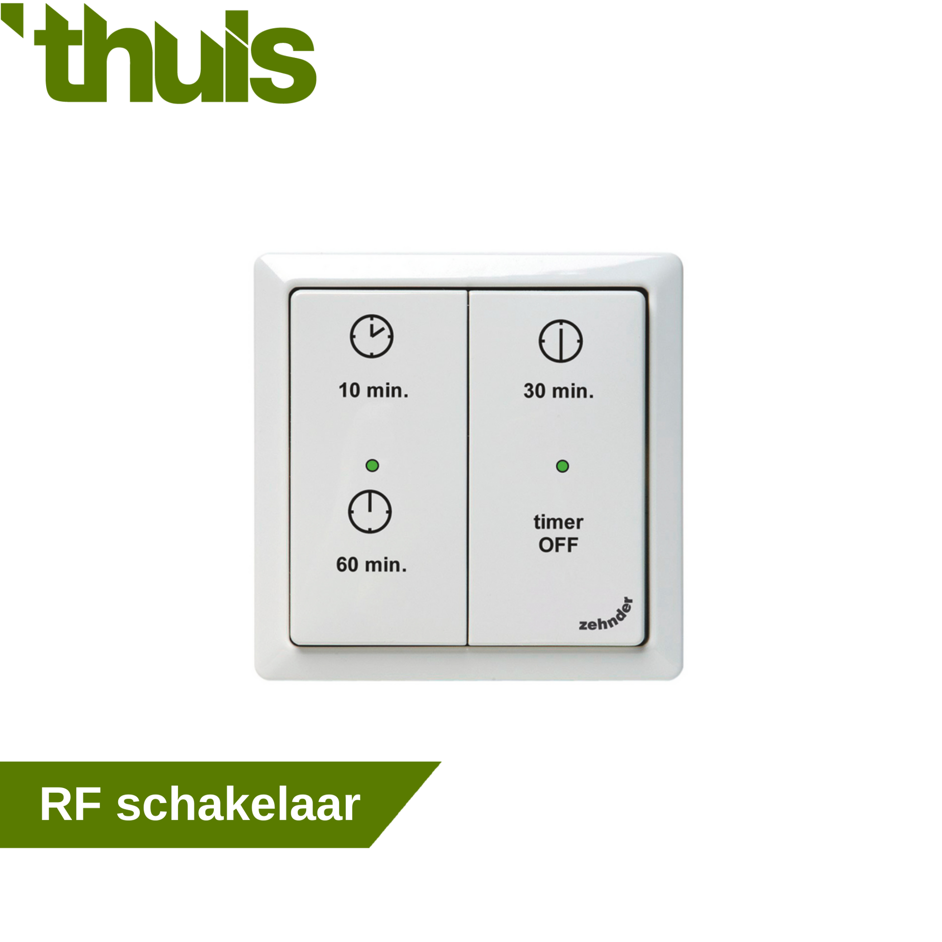 Bediening RF schakelaar